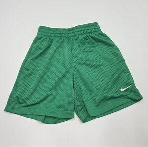 Nike boys' green mesh shorts size XS